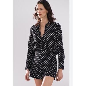 Zara Polka Dot Shorts And Top Set 2025 Top Small And Shorts Med NWOT